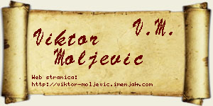 Viktor Moljević vizit kartica